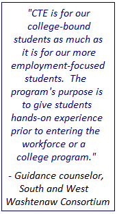 Guidance Counselor Testimonial for CTE program